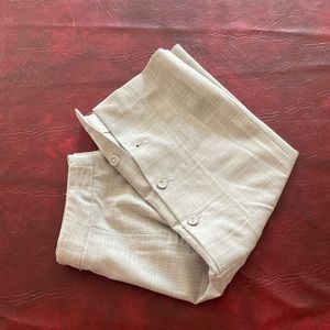 Body by Victoria light grey skirt with back zipper stylish buttons.